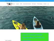 Tablet Screenshot of kayaksbybo.com